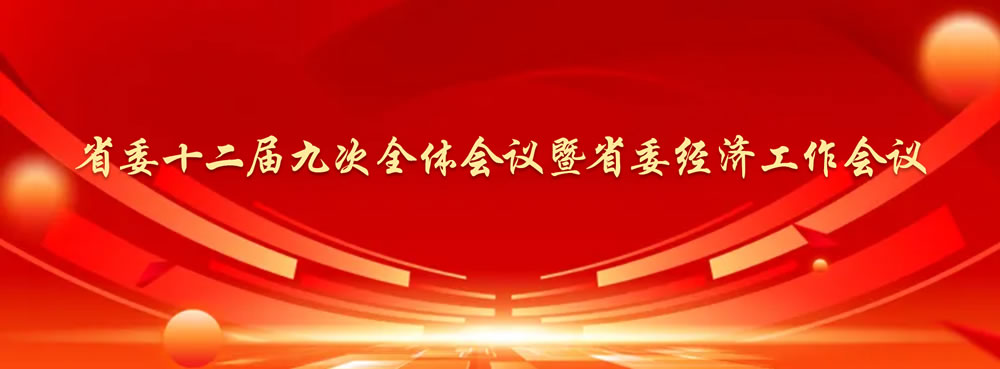 省委十二届九次全体会议暨省委经济工作会议